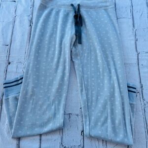 P.J. Salvage Light Blue Textured Lounge Pants
